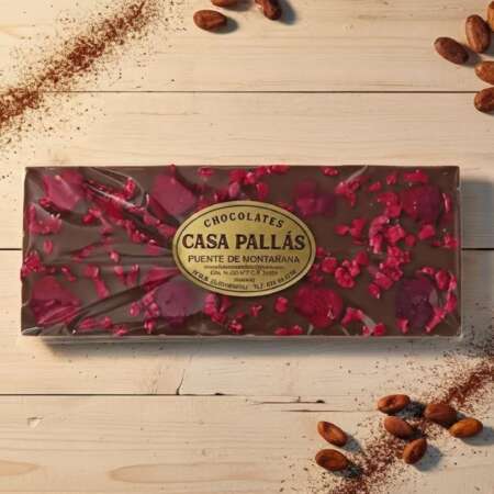 Chocolate con Leche y Frambuesas - 140 Gramos