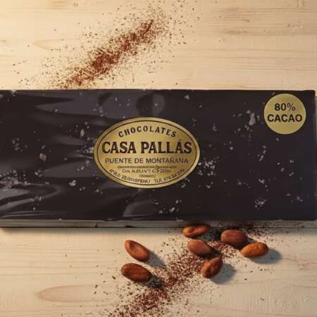 Chocolate Negro con Sal de Vino - 140 Gramos