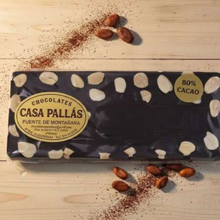Chocolate Negro con Almendras - 225 Gramos