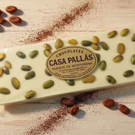Chocolate Blanco con Pistachos